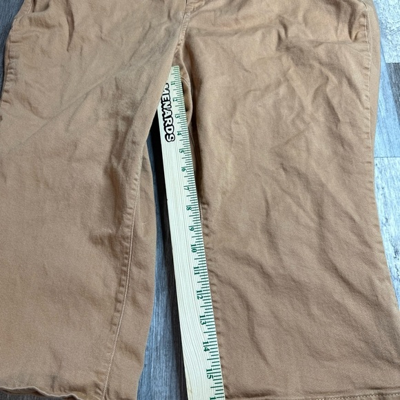 Lane Bryant Women’s Shorts Capris, 18, Light Orange, Brown - Picture 2 of 5